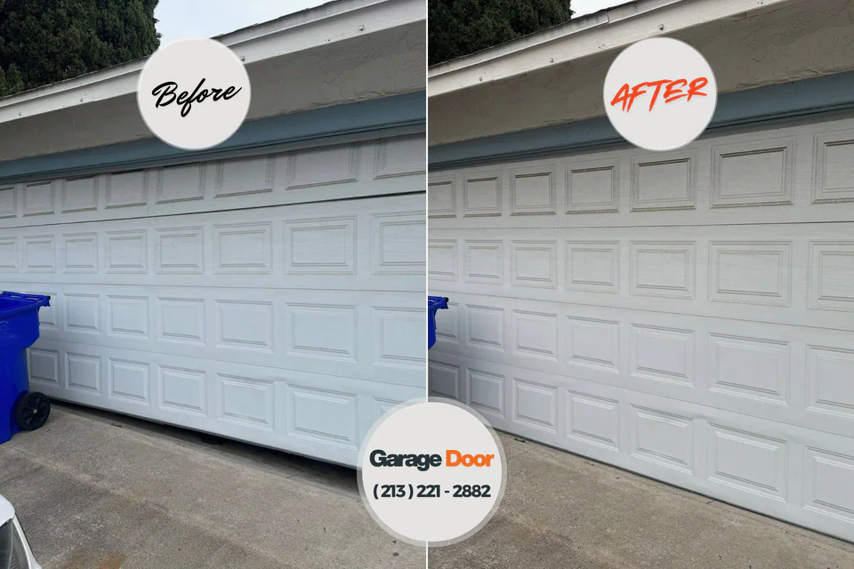 Before and after: garage door repair East Stroudsburg, PA